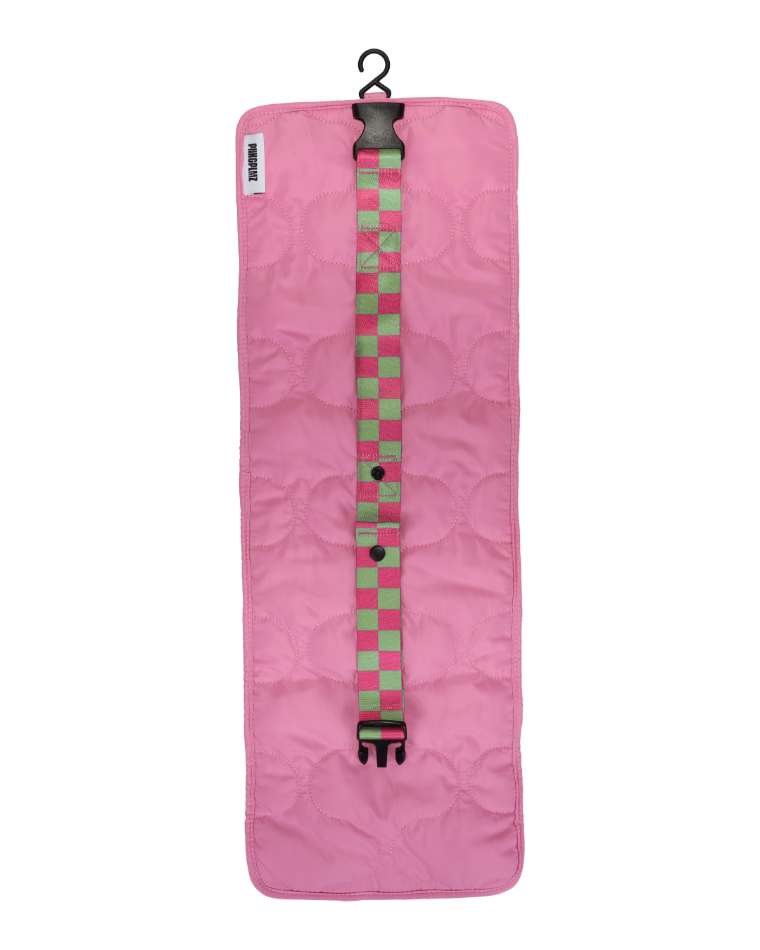 Achterkant van de roze set open zonder ingeklikte pouches